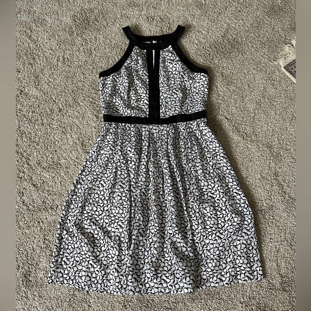 White House black market high neck sleeveless size 4 dress